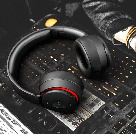 Wireless Head-mounted Headphones with Noise Reduction